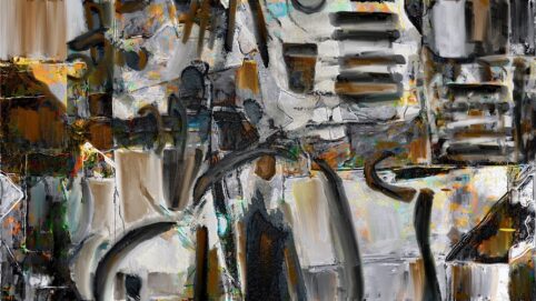 Pristowscheg. Digital Art. Abstract Art. MECANO 100x180 cm | 40x71 in